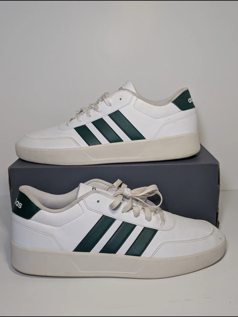 Adidas Breaknet 3.0 White Green Men Size 13